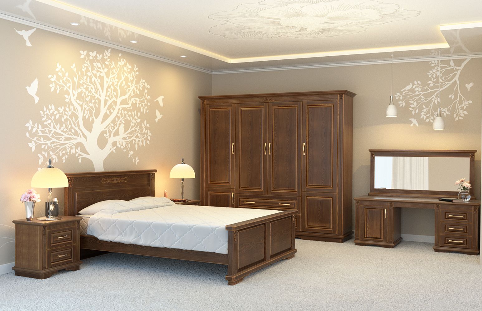 Кровать Dreamline Палермо (ясень) представлен на изображении